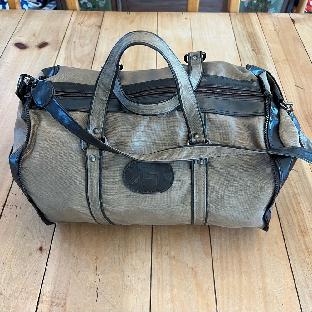 Yves St Laurent YSL Nylon Duffel Bag- Vegan Leather Trim- NEW